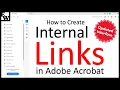 How to Create Internal Links in Adobe Acrobat UPDATED Interface