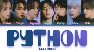 GOT7 PYTHON COLOR CODED