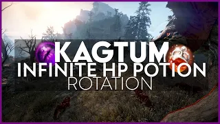 BDO Infinite HP Potion Kagtum Rotation