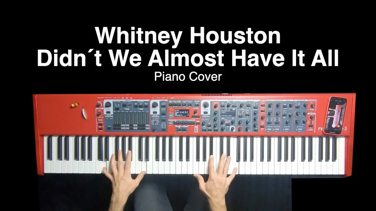 Whitney Houston - Didn´t We Almost Have It All | Piano Cover by Pierre