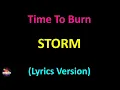 Storm - Time To Burn (Lyrics version)