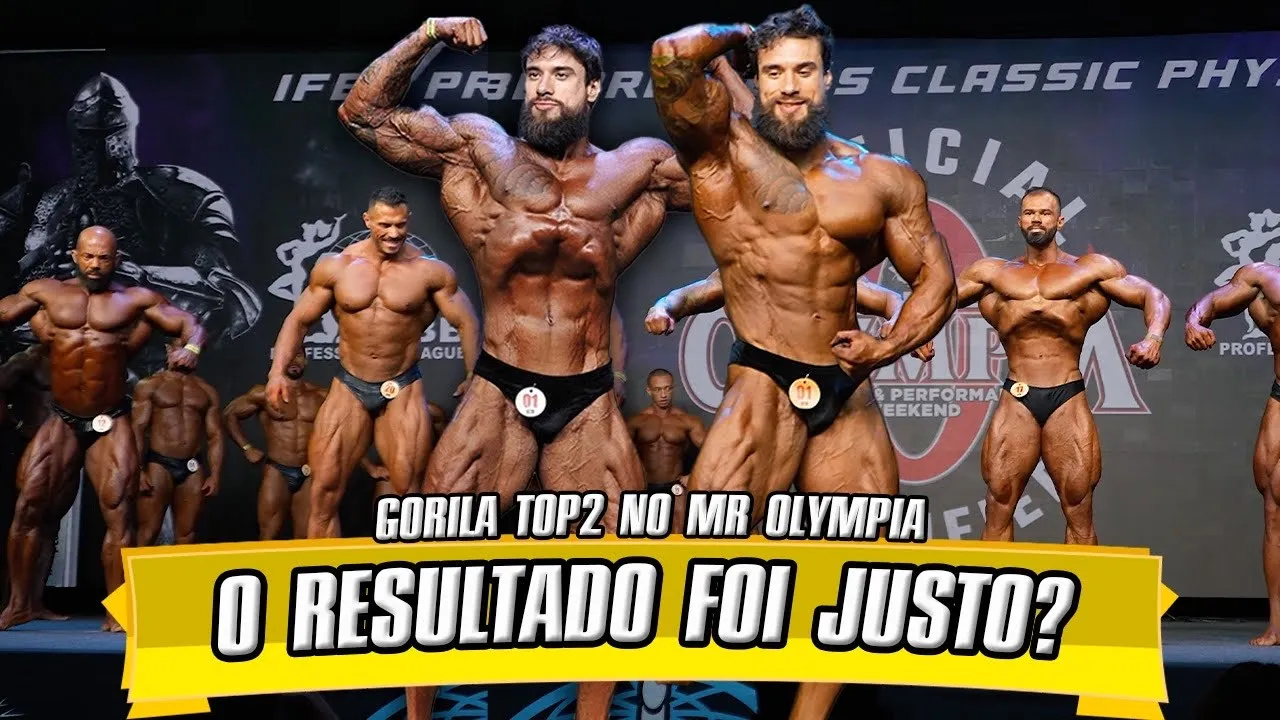 JÚLIO GORILA SHAPE ABSURDO |  TOP 2 NO MR OLYMPIA