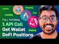 Get Wallet DeFi Positions in 1 API Call - Full Tutorial