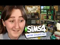 i built an artist loft in the sims using the new kits