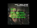 Mc Solaar - Solaar pleure + paroles