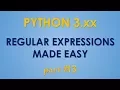 Python Regular Expressions - part