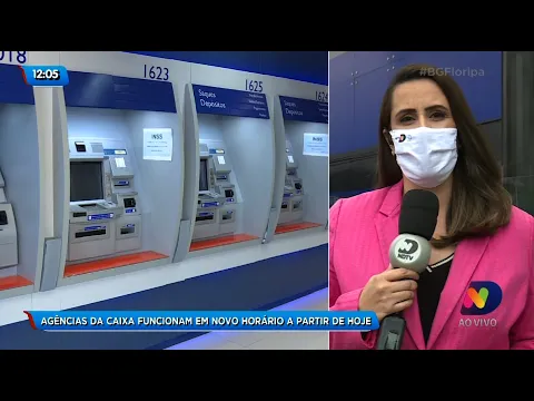 Agências da Caixa funcionam em novo horário a partir desta terça-feira