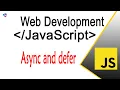 Free JavaScript Masterclass on Async and Defer - Tutorial