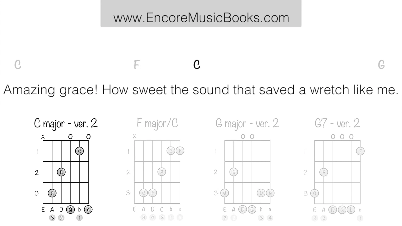 Easy Guitar Tutorial - Amazing Grace - PLAY ALONG Easy Guitar Tutorial - Amazing Grace - PLAY ALONG