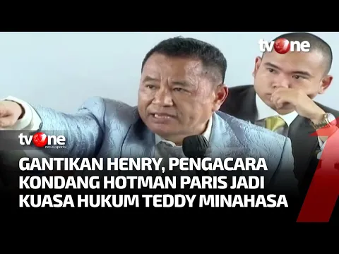 Henry Mundur dari Kuasa Hukum Teddy Minahasa, Diganti Hotman Paris