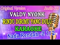 Download Lagu RINDU DIRIMU YANG DULU - VALDI NYONK (KARAOKE) NADA RENDAH