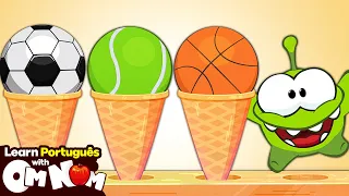 Aprenda esportes com o Om Nom ⚽🎾 Vídeo Educativo | Aprenda Com Om Nom