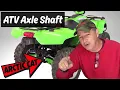 Arctic Cat 4WD ATV - REAR AXLE REPLACEMENT