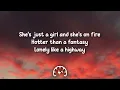 Alicia Keys - Girl on Fire (Lyrics)