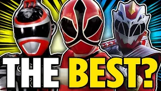 the history of female red rangers 