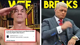 John Cena Character DIED PEACEFULLY WWE Fan Selling WHAT Cody Rhodes BREAKS Wrestling News