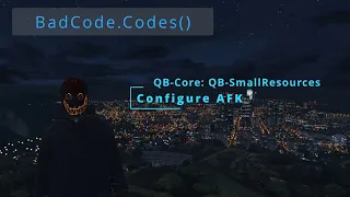 How To QB Core Config AFK