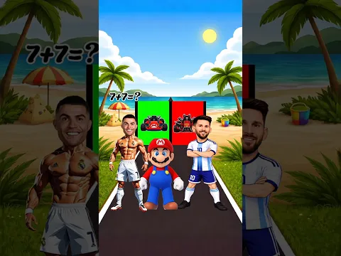 Who will win the Mario Cart?🏎🏆 Ronaldo vs Messi #shorts #ronaldo #messi