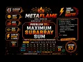 Maximum Subarray Sum Kadane s Algorithm Java DSA Tamil LeetCode 53