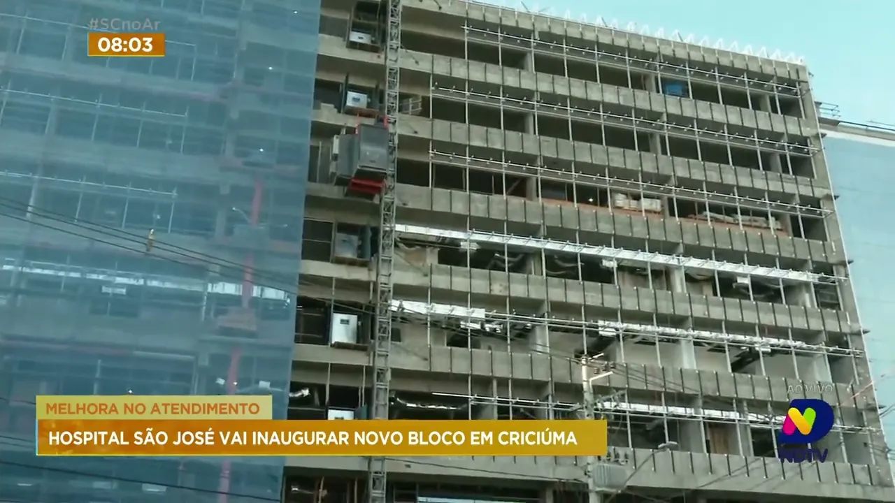 Hospital de Criciúma inaugura importante setor nesta terça-feira