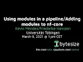 Adding modules to nf - nf