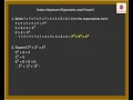 Exponential Notation Index Or Power - Maths For kids Lets Discover Grade 6 Periwinkle