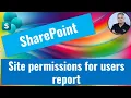 New Site permissions for users Report in SharePoint Admin