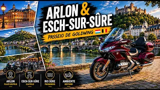 Fui de Moto até um dos Locais Mais Bonitos do Luxemburgo 🇱🇺