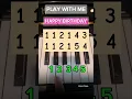 Download Lagu Chúc Mừng Sinh Nhật Piano | Happy Birthday To You | Đánh Đàn Piano Theo Số #happybirthday #piano