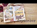 September 2026 PLAN WITH ME True Crime Theme Bullet Journal Setup