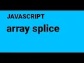 45 array splice
