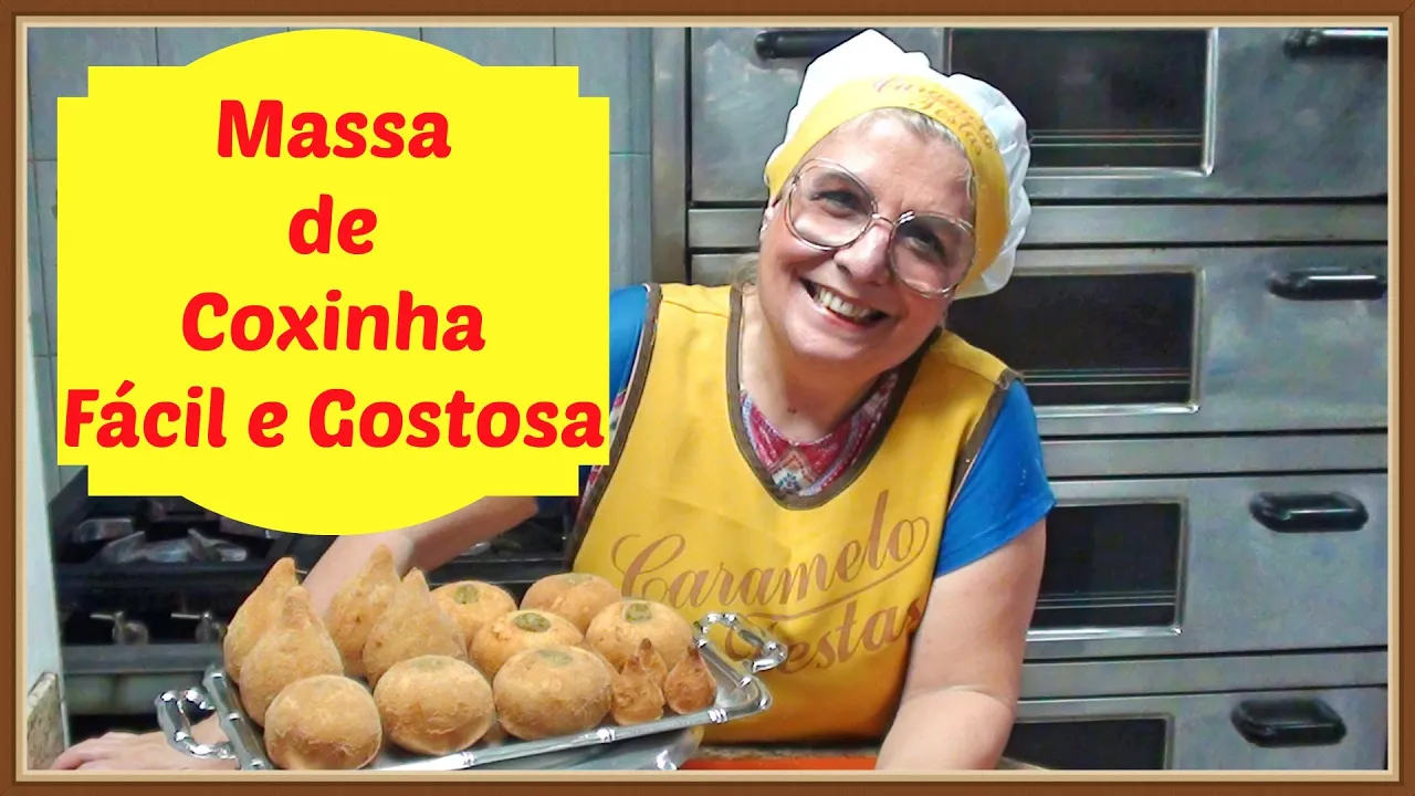 COMO FAZER MASSA DE COXINHA FÁCIL E GOSTOSA