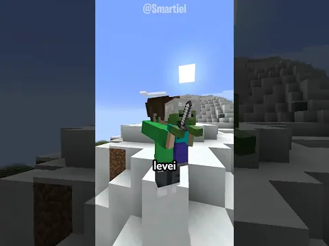 Como Sobreviver a um Mini Zumbi! #shorts #minecraft