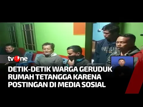 Dianggap Keluarkan Kata Merendahkan di Medsos, Ratusan Warga Geruduk Rumah Tetangga