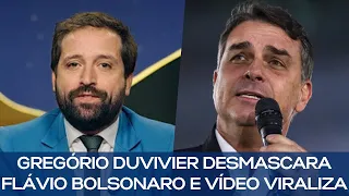 GREGÓRIO DUVIVIER DESMASCARA FLÁVIO BOLSONARO E VÍDEO VIRALIZA