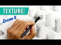 Learn How To Draw Pt 8 Drawing Texture With Pencil Cross Hatching More