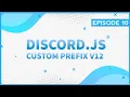 Custom Prefix Command Using Quick db Discord js v12 Part 10