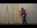 Beginners Learn how to Install a Door in 4 Minutes without Shimming