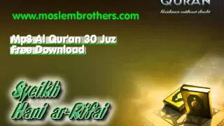 Download Free Mp3 Quran 30 juz Syeikh Hani ar-Rifai MP3