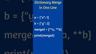 Python Dictionary Merge in One Line