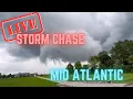 LIVE Tornado Threat Increasing In the Mid-Atlantic Dangerous Supercell Potential Storm Chasing