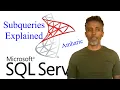 Master SQL Subqueries in SQL Server Amharic Tutorial for Beginners Part 12