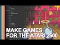 Make GAMES for the ATARI 2600 with these FREE tools