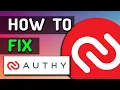 How To RECOVER AUTHY - New Phone New Number Password Try This