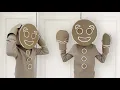 How to make a cardboard Gingerbread Man Costume