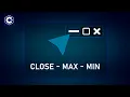 How To Create Custom Close Maximize and Minimize Buttons in C