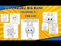 THE LABUBU HYPE IS REAL 120 Monster Coloring Pages Bundle Canva Editable 2 Sizes