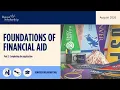 Foundations of Financial Aid Part II July 2026