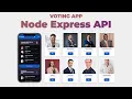 Build a NodeJS ExpressJS API for a Multi Election Voting App with MongoDB Mongoose Cloudinary