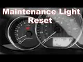 2016 Toyota Corolla Maintenance Light Reset 2014-2017 Oil Light Reset
